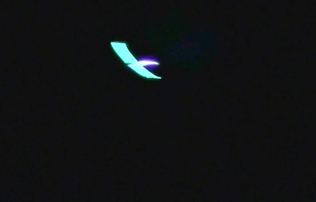 Booval resident Arthur Sollitt captured a UFO on his video camera. Photo: Contributed Booval resident Arthur Sollitt captured a UFO on his video camera. Photo: Contributed