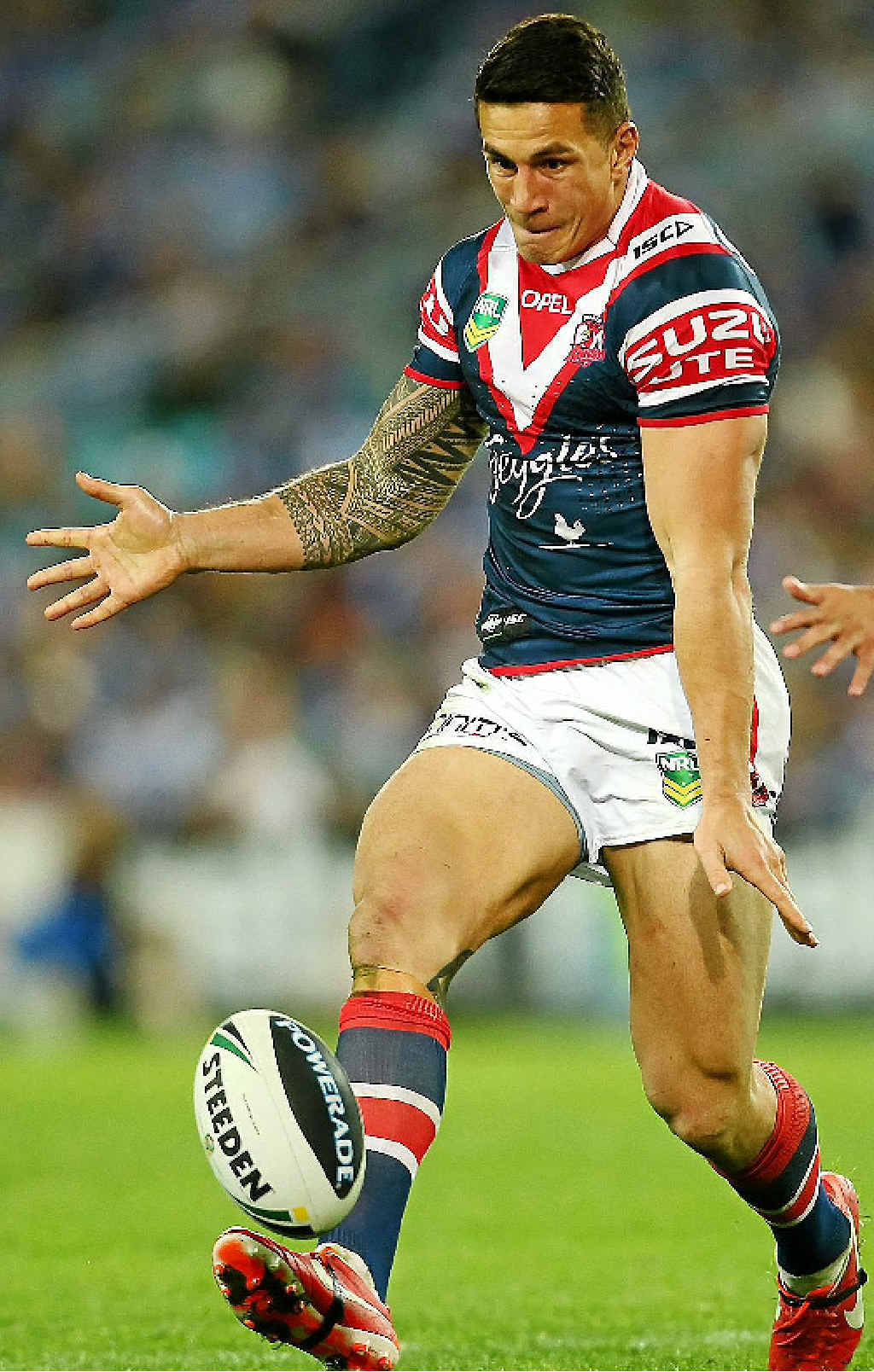 STAND BY: Sonny-Bill Williams’ rivalry with the Rabbitohs’ Sam Burgess is just one potential highlight of tonight’s clash between the top two sides. STAND BY: Sonny-Bill Williams’ rivalry with the Rabbitohs’ Sam Burgess is just one potential highlight of tonight’s clash between the top two sides.