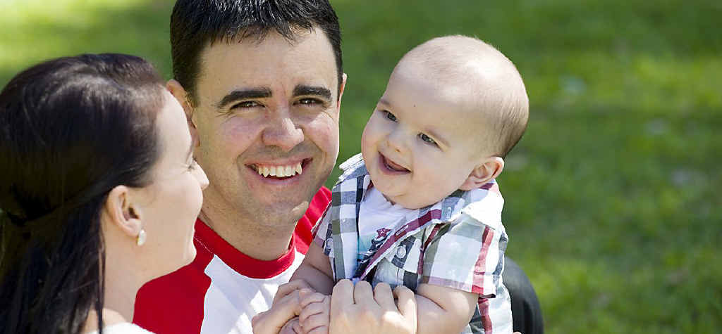 A SURVIVAL TALE: Peta and Rod Ellingsen with their son Parker, 7 months, who has defied all odds and is a happy, laughing young boy. Parker was born with a rare heart condition and the family was supported by HeartKids Queensland while undergoing surgery. To give back, Rod has raised a staggering $17,000 for the charity. A SURVIVAL TALE: Peta and Rod Ellingsen with their son Parker, 7 months, who has defied all odds and is a happy, laughing young boy. Parker was born with a rare heart condition and the family was supported by HeartKids Queensland while undergoing surgery. To give back, Rod has raised a staggering $17,000 for the charity.