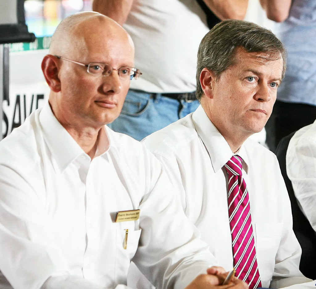 RESPECT: Re-elected Blair MP Shayne Neumann will back Bill Shorten (right) as new Labor Party leader, if he puts his hand-up for the job. RESPECT: Re-elected Blair MP Shayne Neumann will back Bill Shorten (right) as new Labor Party leader, if he puts his hand-up for the job.