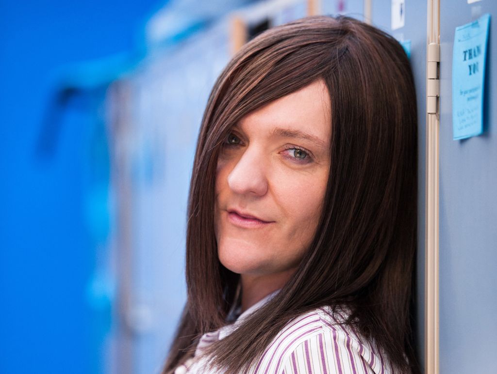 Chris Lilley as Ja'mie King. Chris Lilley as Ja'mie King.