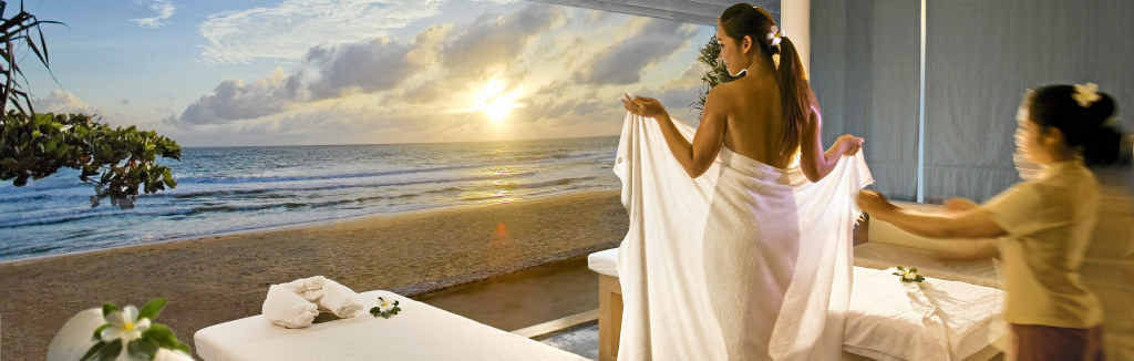 RELAX: Being pampered in a luxurious spa treatment room overlooking the ocean adds to your sense of well-being. RELAX: Being pampered in a luxurious spa treatment room overlooking the ocean adds to your sense of well-being.