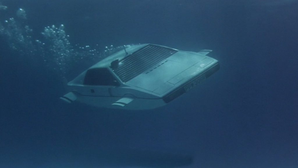 The James Bond Lotus Esprit submarine car. The James Bond Lotus Esprit submarine car.