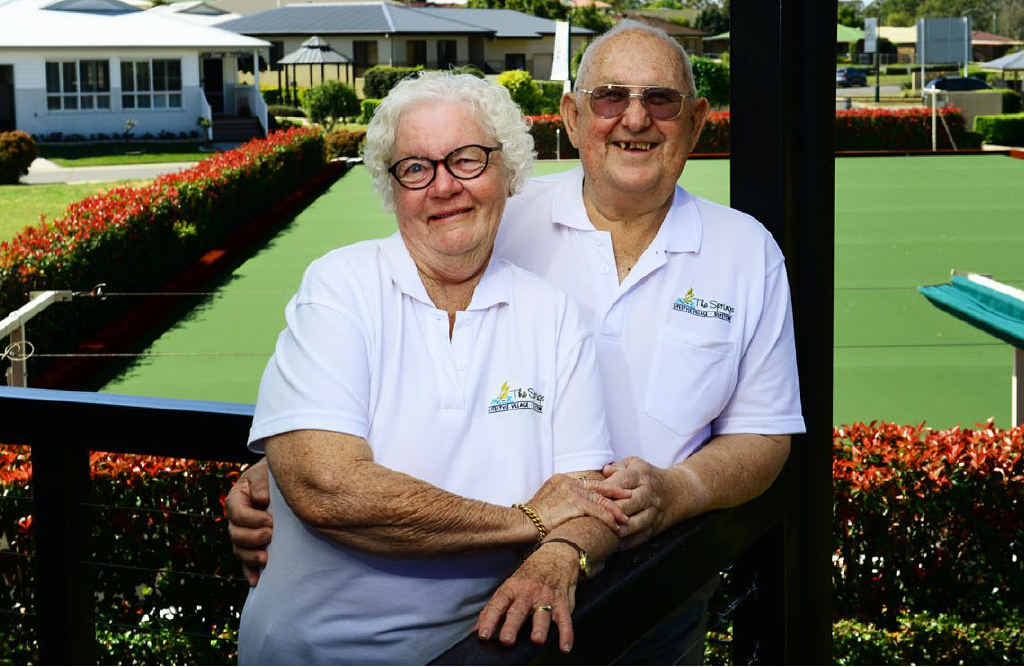HOME SWEET HOME: Daryl and Beryl Parcell are happy residents of The Springs Lifestyle Village in Silkstone. HOME SWEET HOME: Daryl and Beryl Parcell are happy residents of The Springs Lifestyle Village in Silkstone.
