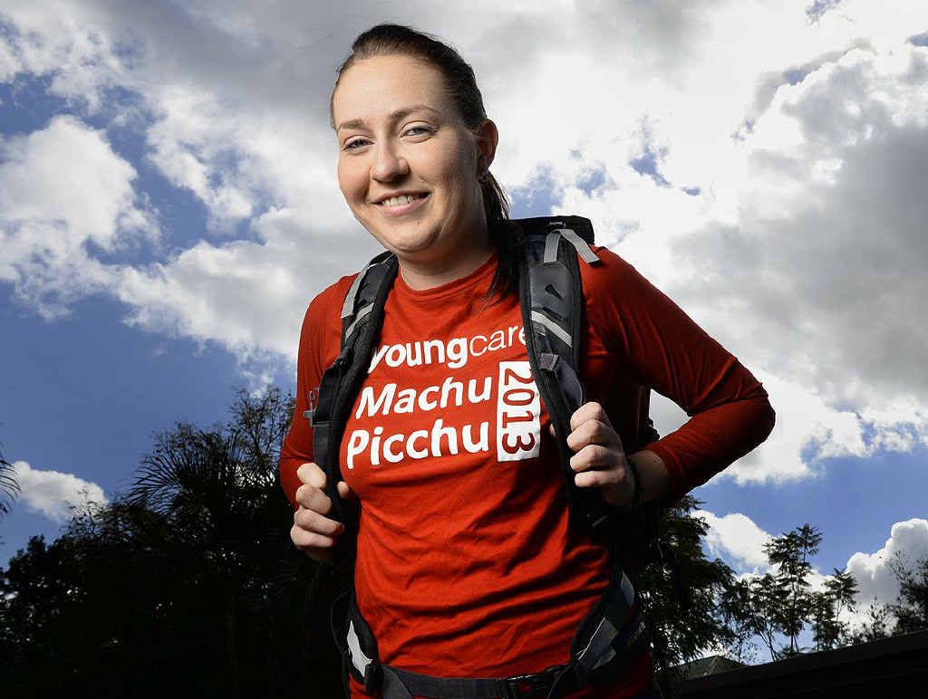 LONG HAUL: Jess Mills will be trekking through Machu Picchu to raise funds for Young Care. LONG HAUL: Jess Mills will be trekking through Machu Picchu to raise funds for Young Care.