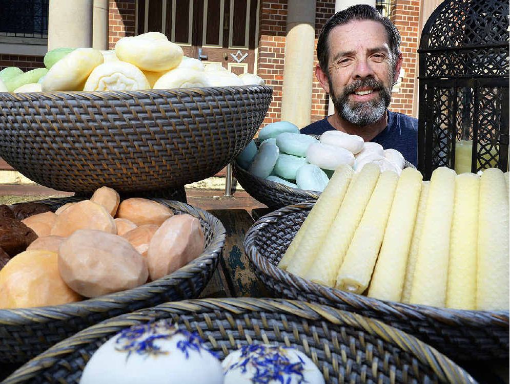 CLEAN SWEEP: Phill Mantell is looking forward to the monthly markets to be held at the Masonic Hall in Ipswich.