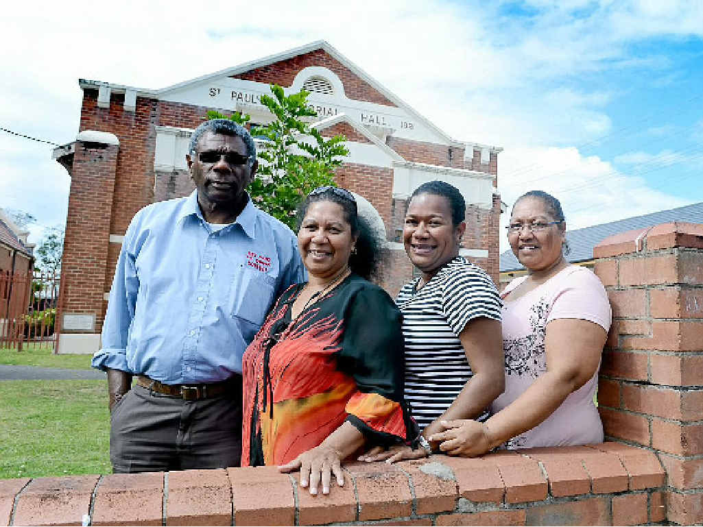 INVOLVED: From left, Pastor Gordon Johnson, Lois Johnson, Cissy Vora, and Maryanne Henderson, members of the Arising Aboriginal and Islander Ministries. INVOLVED: From left, Pastor Gordon Johnson, Lois Johnson, Cissy Vora, and Maryanne Henderson, members of the Arising Aboriginal and Islander Ministries.