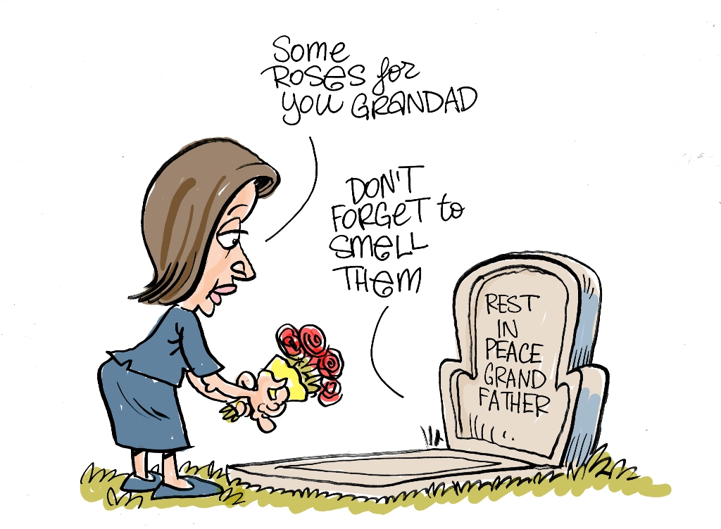 Harry Bruce cartoon for Supermum column published September 12