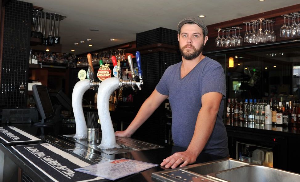 Chris Schneider, Food and Beverage Manager at Aquarius backpacker in Byron Bay. Chris Schneider, Food and Beverage Manager at Aquarius backpacker in Byron Bay.