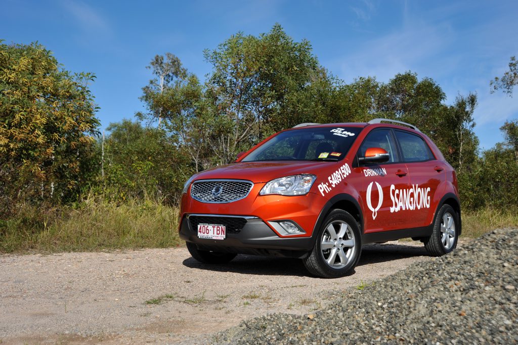 The Ssangyong Korando. The Ssangyong Korando.