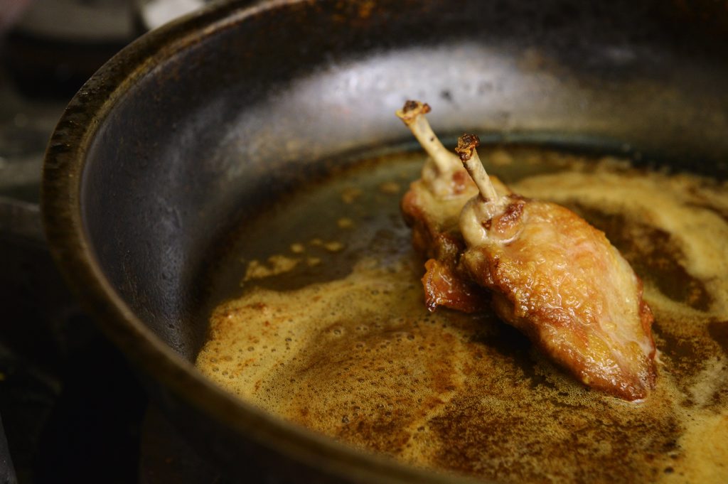 Pan fried Pittsworth quail is just one superb dish on offer. Pan fried Pittsworth quail is just one superb dish on offer.