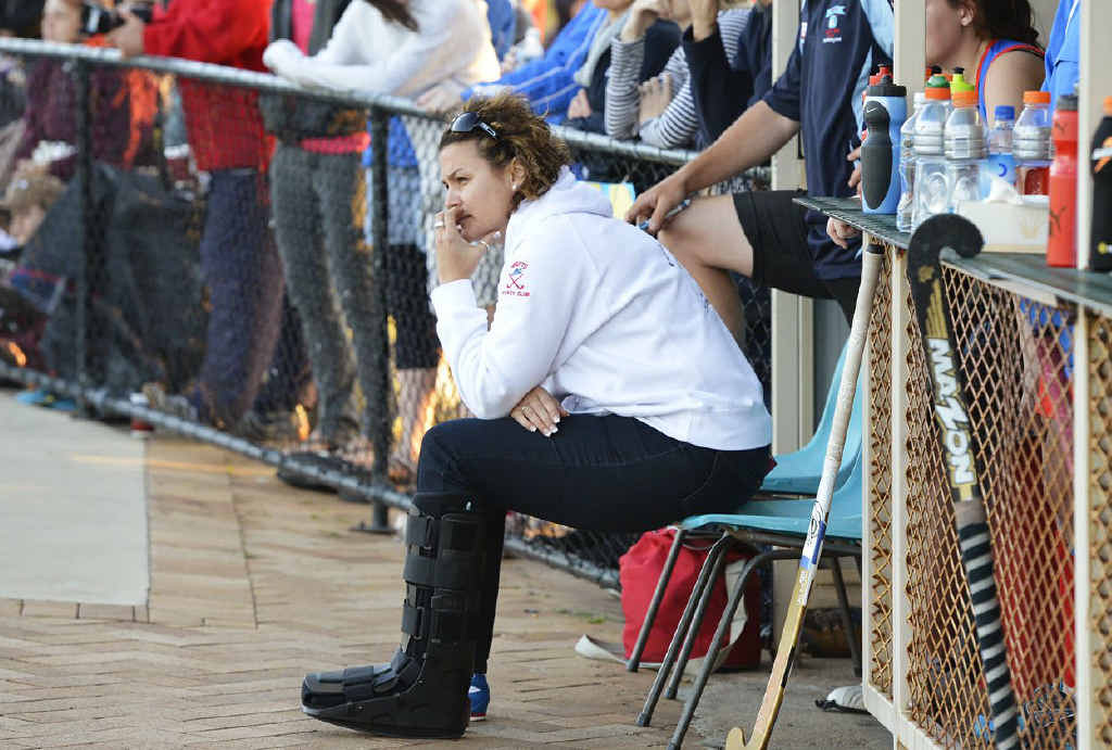 BRACING FOR COMEBACK: Swifts captain Anne-Marie Callow is excited to be playing today after the pain of having to watch while injured in last year’s grand final loss. BRACING FOR COMEBACK: Swifts captain Anne-Marie Callow is excited to be playing today after the pain of having to watch while injured in last year’s grand final loss.