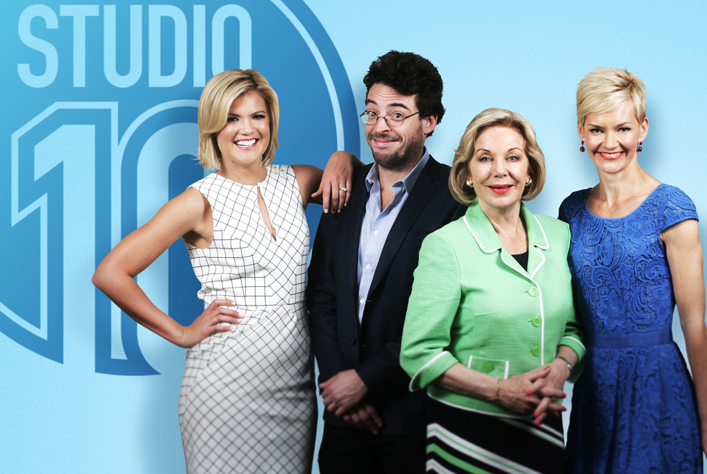 Sarah Harris, Joe Hildebrand, Ita Buttrose and Jessica Rowe will star on Studio 10. Sarah Harris, Joe Hildebrand, Ita Buttrose and Jessica Rowe will star on Studio 10.