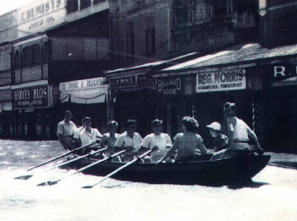 ROW YOUR BOAT: This flood boat, from the 1920s and 30s, is now on display at the Lawrence Museum. It is the last known flood boat in its original form in the Clarence Valley. ROW YOUR BOAT: This flood boat, from the 1920s and 30s, is now on display at the Lawrence Museum. It is the last known flood boat in its original form in the Clarence Valley.