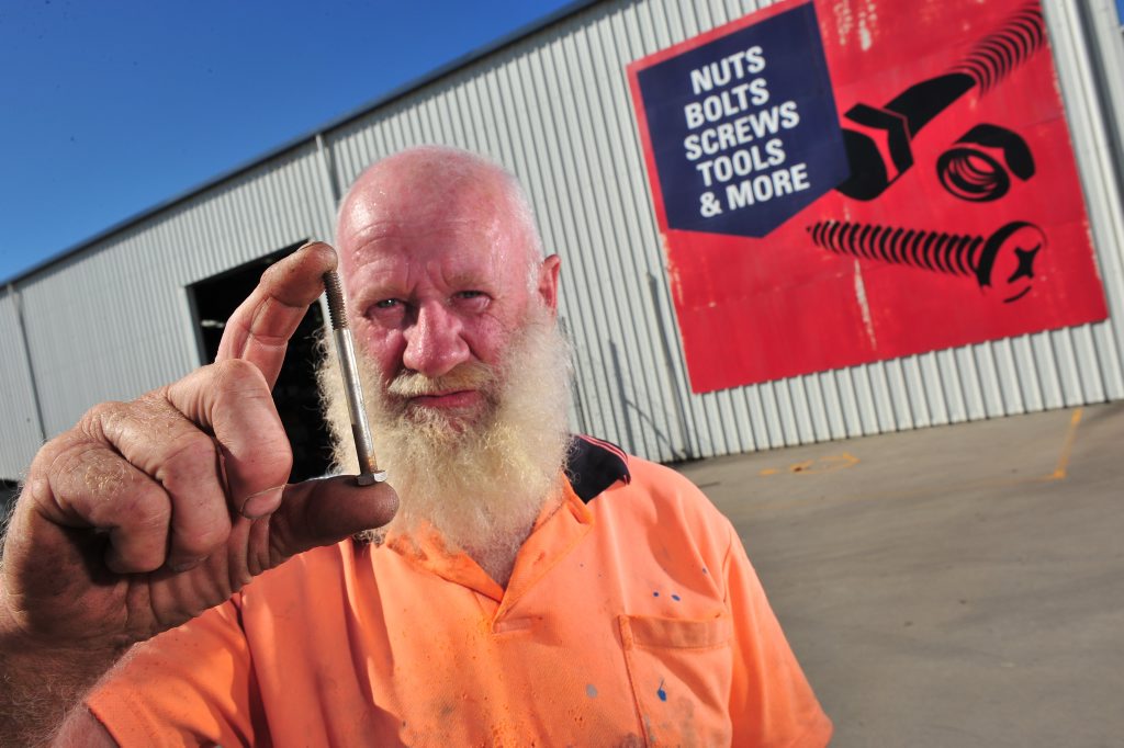 Peter Burke wanted to buy two stainless steel bolts for $5 but was told he needed to spend $10 minimum. Peter Burke wanted to buy two stainless steel bolts for $5 but was told he needed to spend $10 minimum.