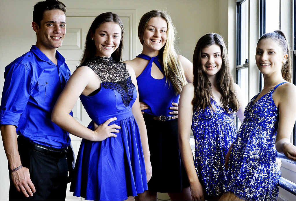 TALENT POOL: Locally based performers Adam Spain-Mostino, 16, Georgia Spark, 16, Jordan Twigg, 14, Chelsea Lee, 15, and Blythe Kunde, 16, will be part of the Rise of Allula show. TALENT POOL: Locally based performers Adam Spain-Mostino, 16, Georgia Spark, 16, Jordan Twigg, 14, Chelsea Lee, 15, and Blythe Kunde, 16, will be part of the Rise of Allula show.