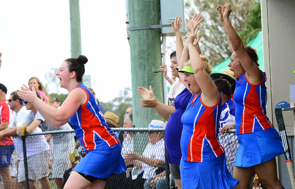VICTORY CHEERS: Swifts Reserve grade players jump for joy after beating Norths 2-1 in Saturday’s grand final. VICTORY CHEERS: Swifts Reserve grade players jump for joy after beating Norths 2-1 in Saturday’s grand final.