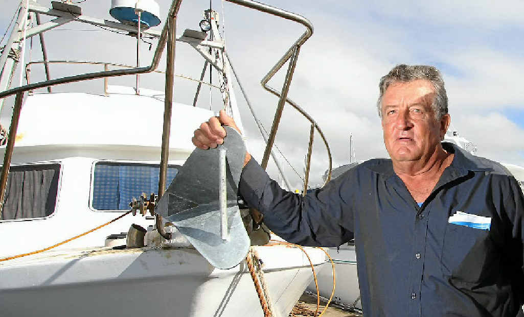 LURE OF DANGER: Fisherman David Swindells has what is rated Australia’s most dangerous job, but he thinks truckies have it much tougher. LURE OF DANGER: Fisherman David Swindells has what is rated Australia’s most dangerous job, but he thinks truckies have it much tougher.