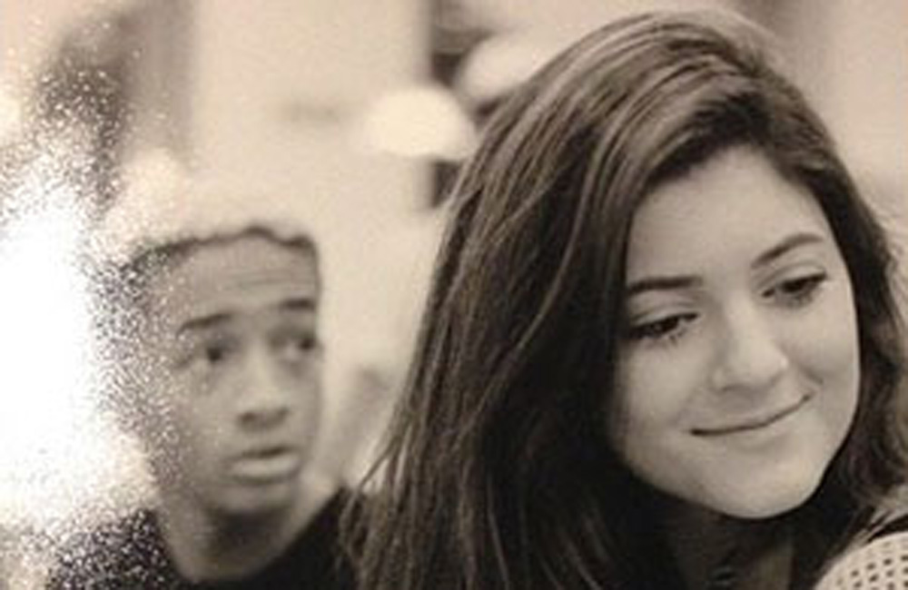 Jaden Smith and Kylie Jenner. Jaden Smith and Kylie Jenner.