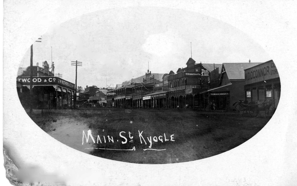 Kyogle Main Street c1913 Photo Contributed Richmond River Historical Society Kyogle Main Street c1913 Photo Contributed Richmond River Historical Society