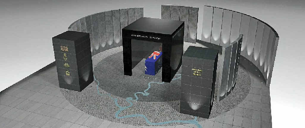 An artist’s impression of the proposed Mullumbimby Cenotaph. An artist’s impression of the proposed Mullumbimby Cenotaph.
