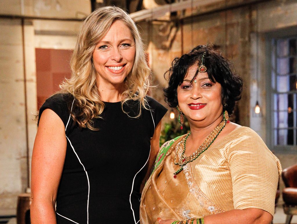Manju Jehu with Woolworths' GM of Customer Loyalty Lizzy Ryley. Manju Jehu with Woolworths' GM of Customer Loyalty Lizzy Ryley.