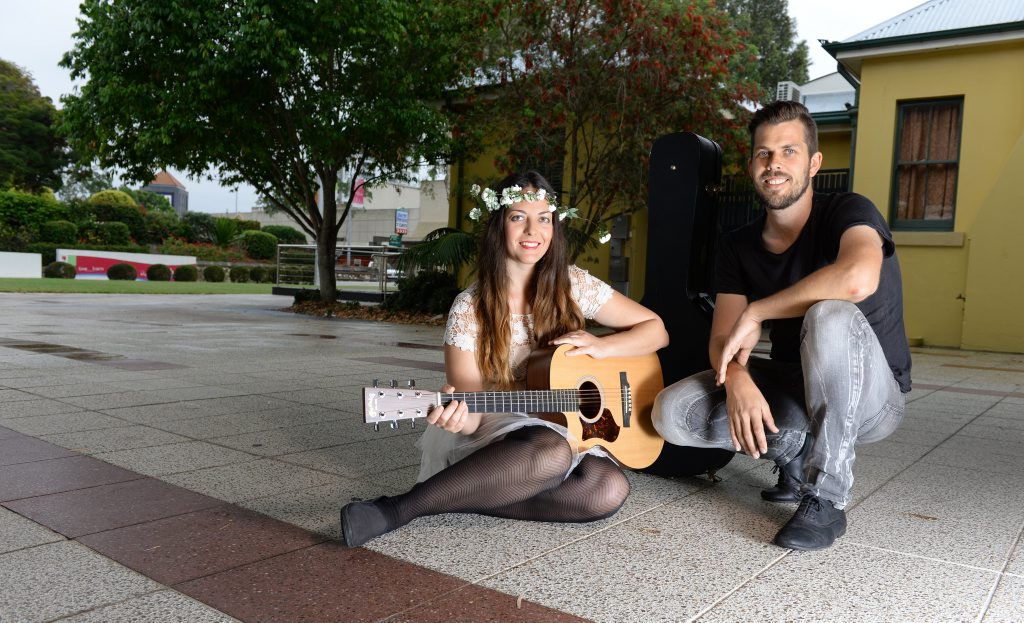JAMMIN’: Bec O’Donnell and Josh Harder are part of the ‘Friday Night Live’ program held at the Friday markets in d’Arcy Doyle Place. JAMMIN’: Bec O’Donnell and Josh Harder are part of the ‘Friday Night Live’ program held at the Friday markets in d’Arcy Doyle Place.