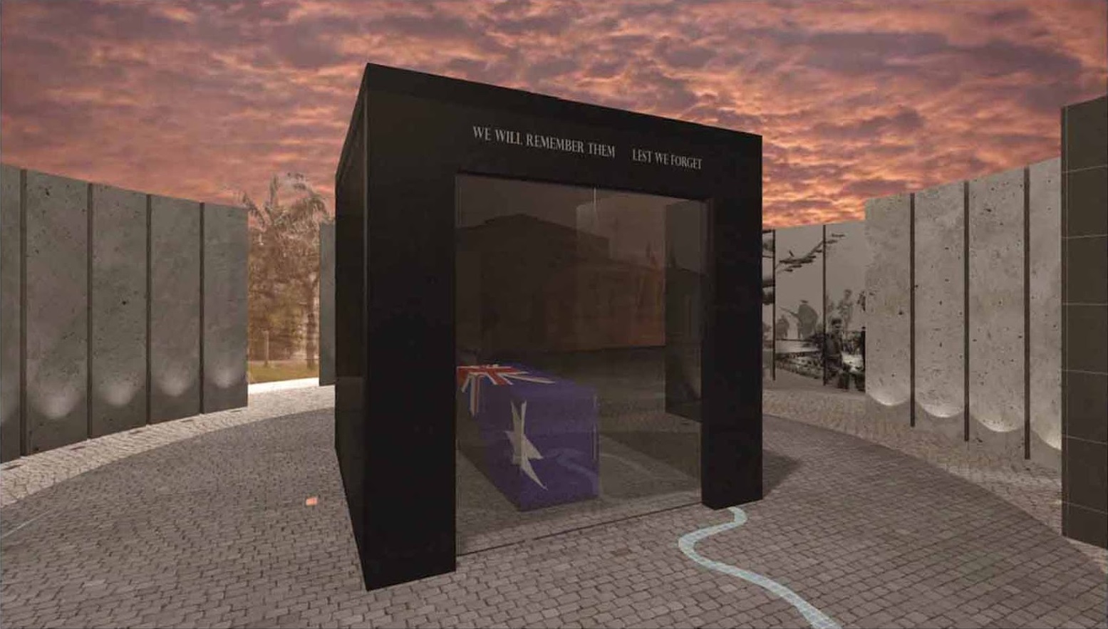 An artist's impression of the proposed new Mullumbimby cenotaph. An artist's impression of the proposed new Mullumbimby cenotaph.