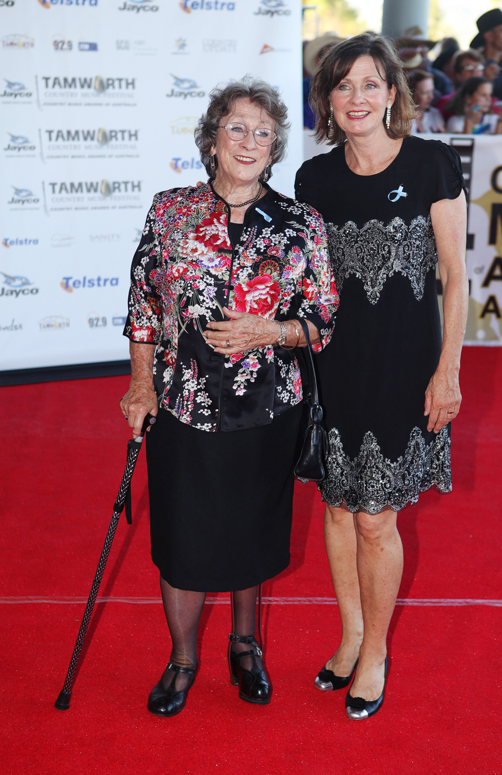 Slim Dusty's wife Joy McKean and daughter Anna Kirkpatrick on the red carpet at the 2011 Golden Guitars. Slim Dusty's wife Joy McKean and daughter Anna Kirkpatrick on the red carpet at the 2011 Golden Guitars.