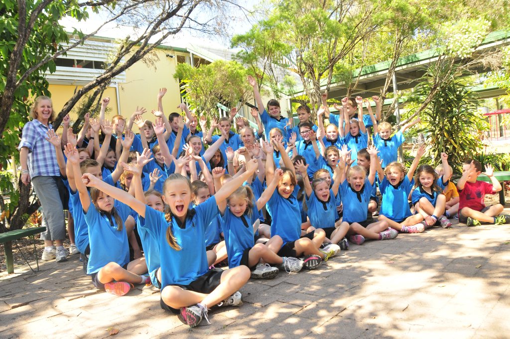 FILE PHOTO: Bororen State School students. FILE PHOTO: Bororen State School students.