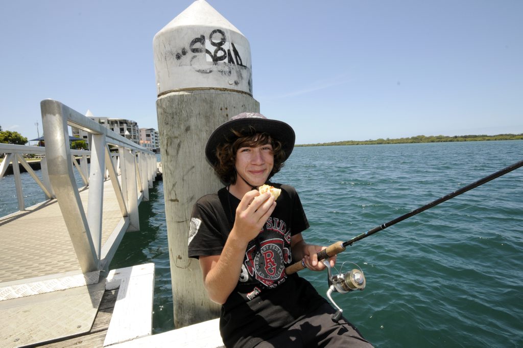 Michel Johnson is pictured here fishing at Fawcett Park during the last Christmas holidays. Now the park will host the North Coast Fishing Bonanza. Michel Johnson is pictured here fishing at Fawcett Park during the last Christmas holidays. Now the park will host the North Coast Fishing Bonanza.