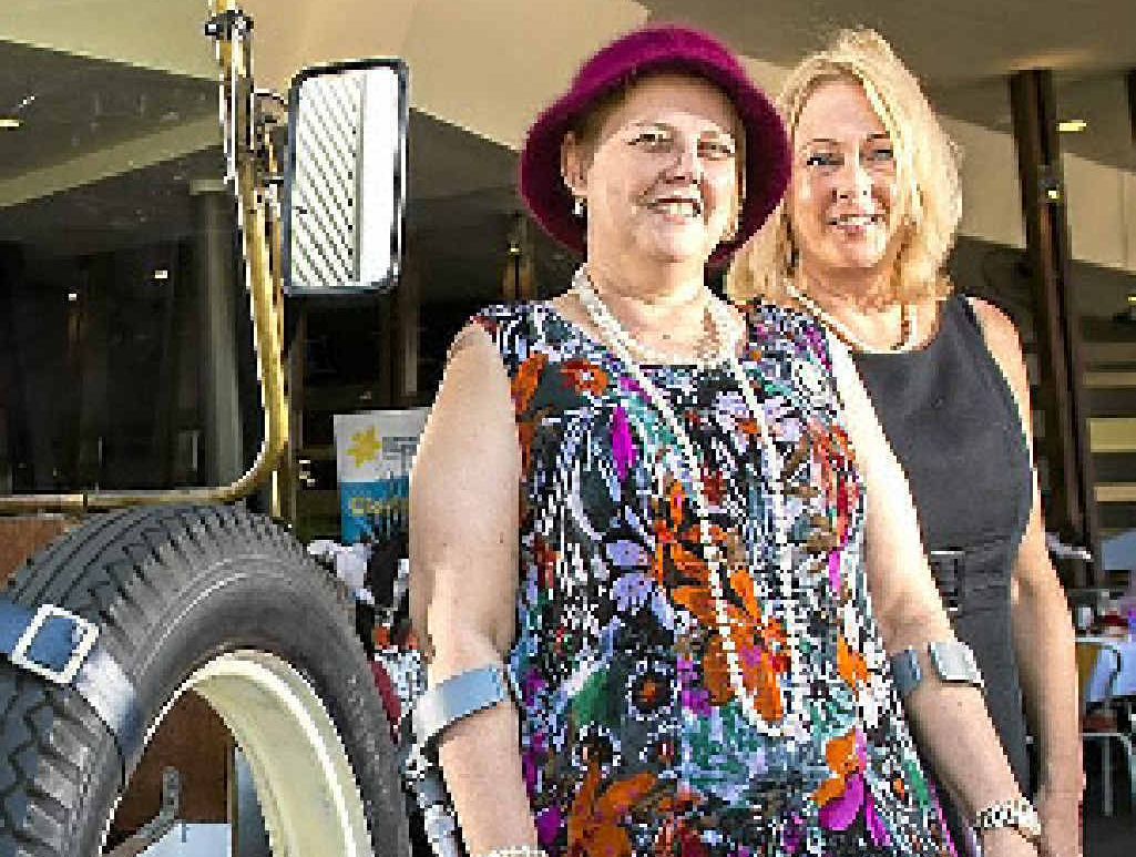 Cancer survivor Liz Norris and corporate partnership manager Sharon Hartley at the Great Gatsby Garden Party at the Yaralla Sports Club. Cancer survivor Liz Norris and corporate partnership manager Sharon Hartley at the Great Gatsby Garden Party at the Yaralla Sports Club.