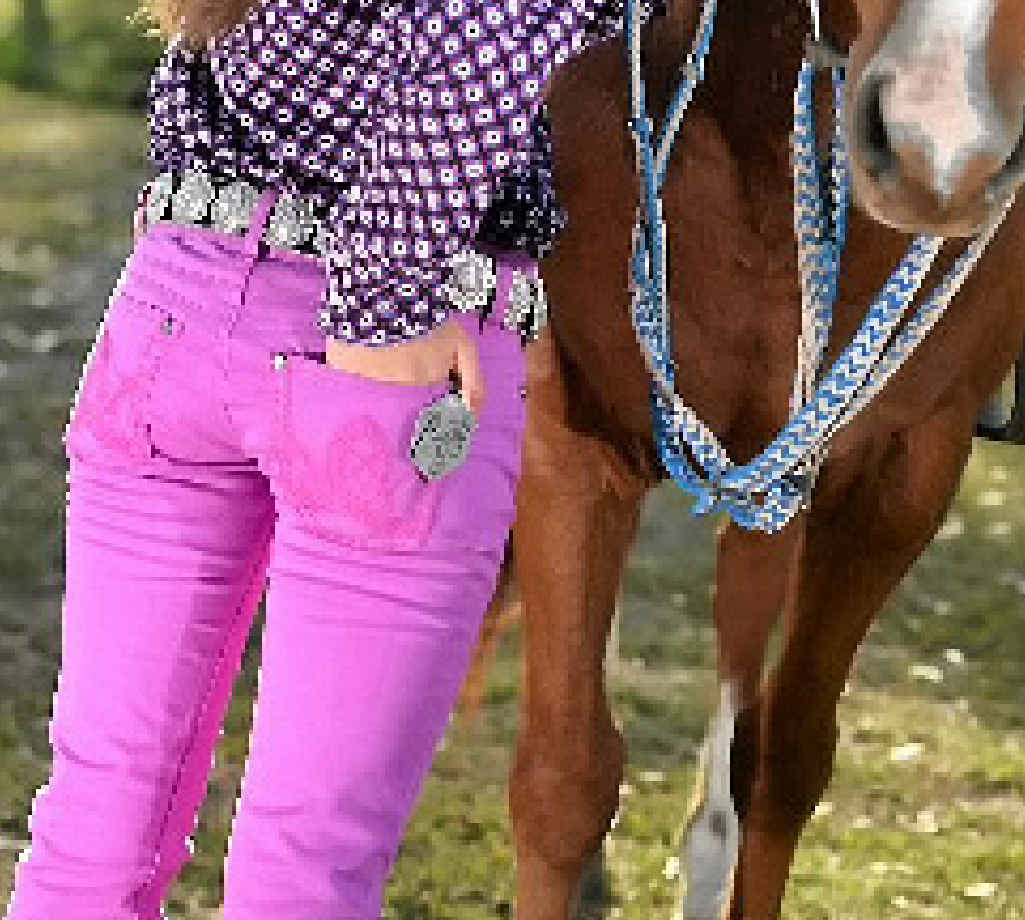 Barrel rider Grace Taylor rocks some booty up Wrangler Jeans ($89.95) with a Bling belt ($88) from Limestone Clothing. Barrel rider Grace Taylor rocks some booty up Wrangler Jeans ($89.95) with a Bling belt ($88) from Limestone Clothing.