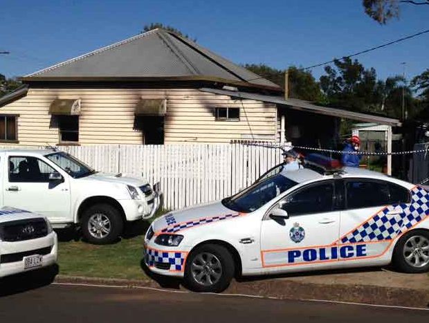 Police are at the scene this morning of the tragic house fire in North Toowoomba that killed a two-year-old boy. Police are at the scene this morning of the tragic house fire in North Toowoomba that killed a two-year-old boy.