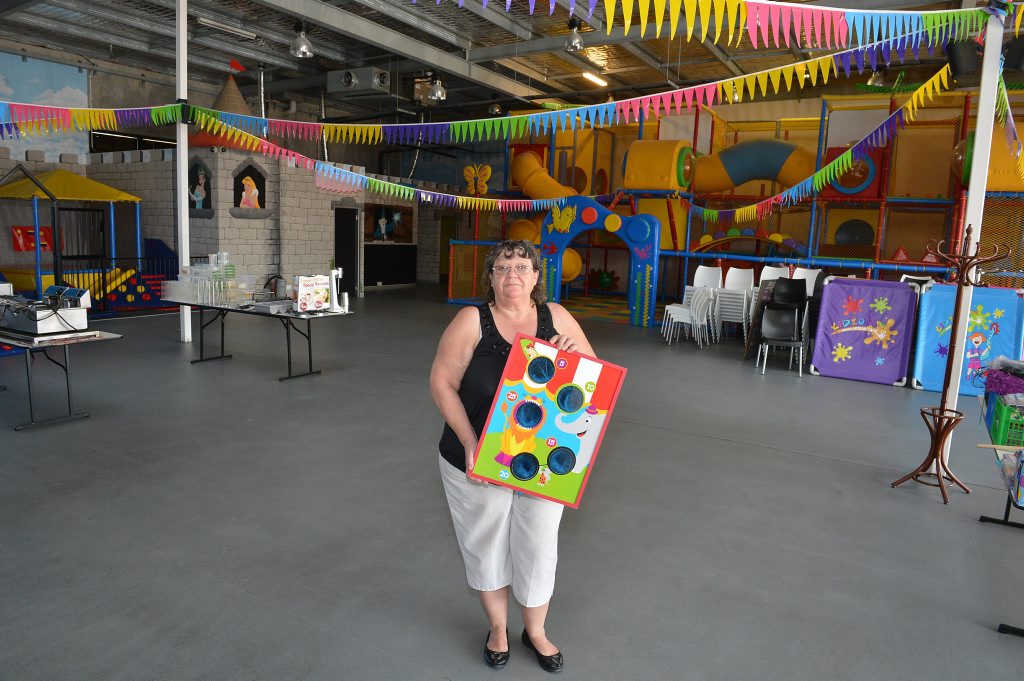 Fay Scobie is upset her Kidzone business is closing down. Items from the business will be auctioned. Photo: Warren Lynam / Sunshine Coast Daily Fay Scobie is upset her Kidzone business is closing down. Items from the business will be auctioned. Photo: Warren Lynam / Sunshine Coast Daily