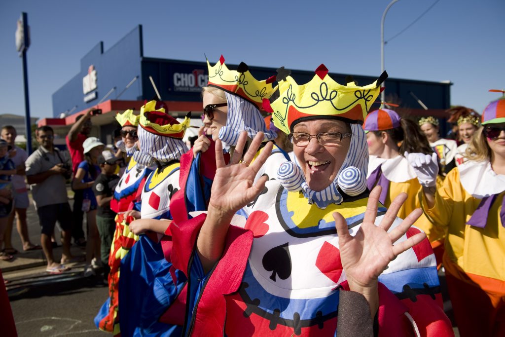 Carnival of Flowers 2013 parade, Maureen Cunningham, Saturday, September 21, 2013. Photo Kevin Farmer / The Chronicle