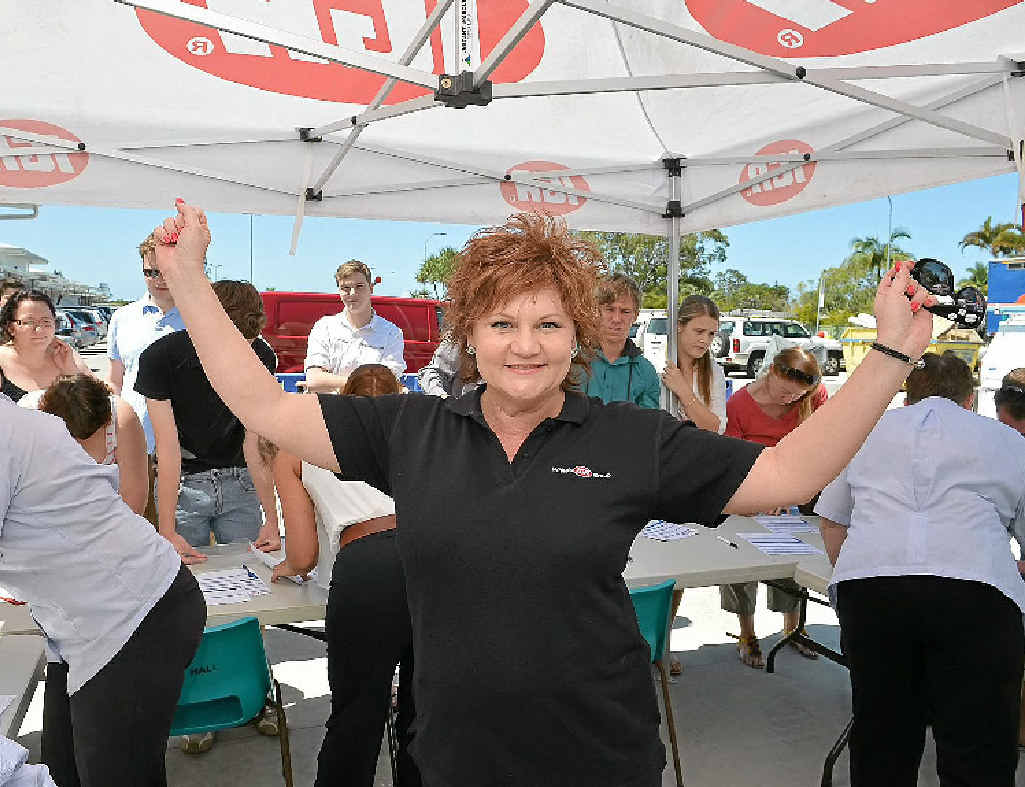 JOB HUNT: Manager Roz White was stunned at the hundreds of job seekers who turned out at the Bli Bli IGA. JOB HUNT: Manager Roz White was stunned at the hundreds of job seekers who turned out at the Bli Bli IGA.