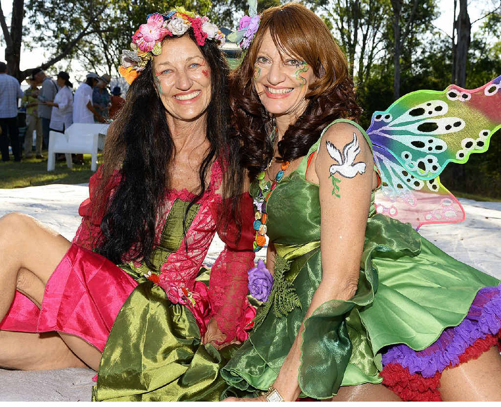 PEACEFUL PALS: Jennifer Smith and Angel Harrowfield having a ball at the International Day of Peace at the Ivory’s Rock Conference Centre on Saturday. PEACEFUL PALS: Jennifer Smith and Angel Harrowfield having a ball at the International Day of Peace at the Ivory’s Rock Conference Centre on Saturday.
