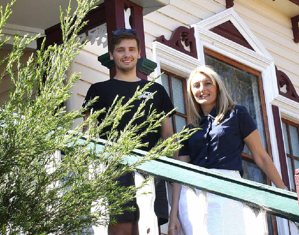 IN-HOUSE MOVIE: Producer Tim Ward with actor Ingrid Meharg on location at the Johnsons’ Regency Downs house for the shooting of ‘Where Do Lilacs Come From?’ IN-HOUSE MOVIE: Producer Tim Ward with actor Ingrid Meharg on location at the Johnsons’ Regency Downs house for the shooting of ‘Where Do Lilacs Come From?’