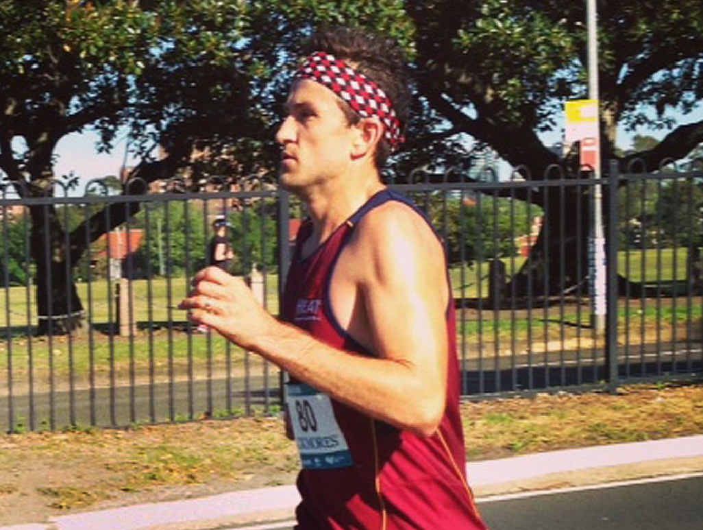 FORWARD FOCUS: Clay Dawson sets a slick pace at the Australian Marathon Championships. FORWARD FOCUS: Clay Dawson sets a slick pace at the Australian Marathon Championships.