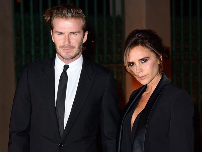 Victoria and David Beckham reportedly splashed out £50,000 to give their London mansion a festive makeover. Victoria and David Beckham reportedly splashed out £50,000 to give their London mansion a festive makeover.