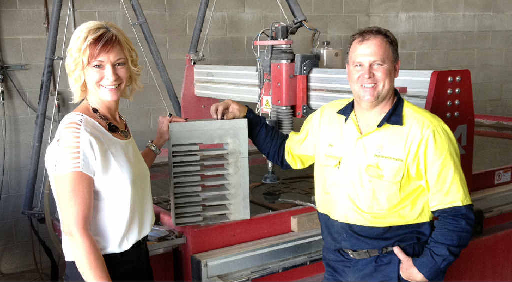 Kayley and Eric Sprott of Sprott’s Stainless Steel in Barter St were among a surprisingly large proportion of flood prone CBD business people have have doubts about the levee. Kayley and Eric Sprott of Sprott’s Stainless Steel in Barter St were among a surprisingly large proportion of flood prone CBD business people have have doubts about the levee.