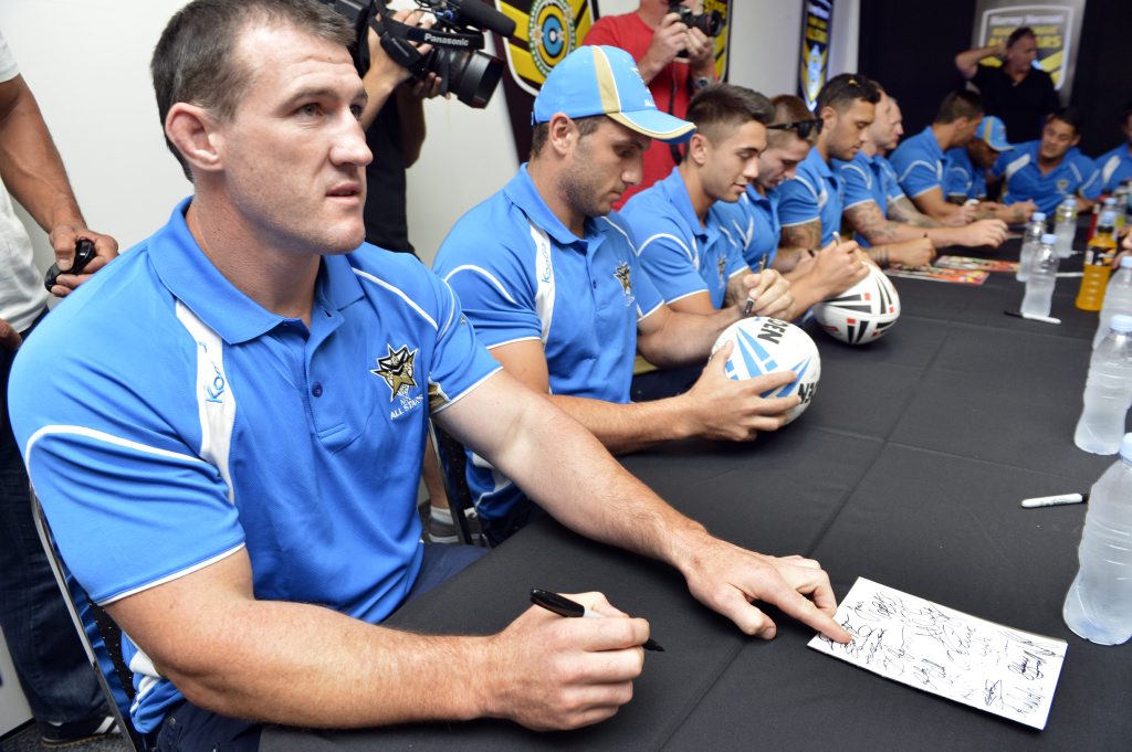 Blues skipper Paul Gallen. Blues skipper Paul Gallen.
