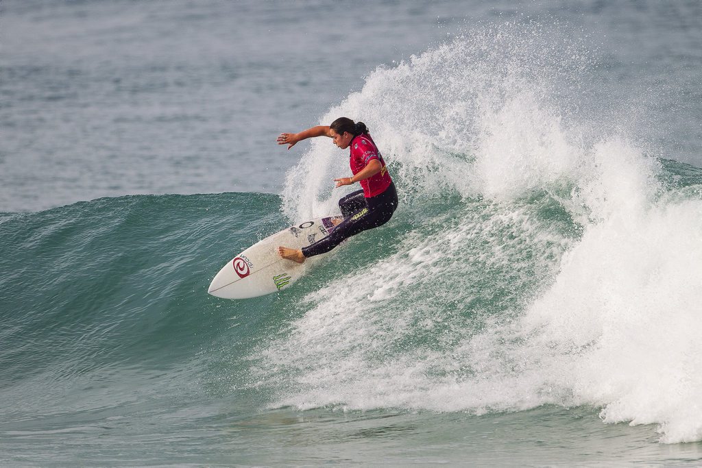 Tyler Wright of Lennox Head, NSW, Australia (pictured) placed runner-up at the Roxy Pro France after being defeated by Sally Fitzgibbons (AUS) in a nail-biting final at Le Penon Beach, Hossegor on Wednesday September 25, 2013. Despite posting a perfect 10-point ride in the final, Wright was not able to find a back-up score to defeat Fitzgibbons. Tyler Wright of Lennox Head, NSW, Australia (pictured) placed runner-up at the Roxy Pro France after being defeated by Sally Fitzgibbons (AUS) in a nail-biting final at Le Penon Beach, Hossegor on Wednesday September 25, 2013. Despite posting a perfect 10-point ride in the final, Wright was not able to find a back-up score to defeat Fitzgibbons.