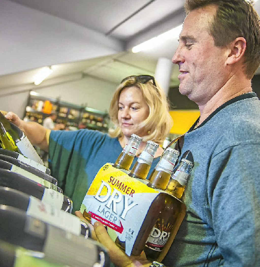 Wine or beer? Kathy Farquhar and Gary Carter take their pick after an ABS survey has found wine is becoming Australia’s drink of choice. Wine or beer? Kathy Farquhar and Gary Carter take their pick after an ABS survey has found wine is becoming Australia’s drink of choice.