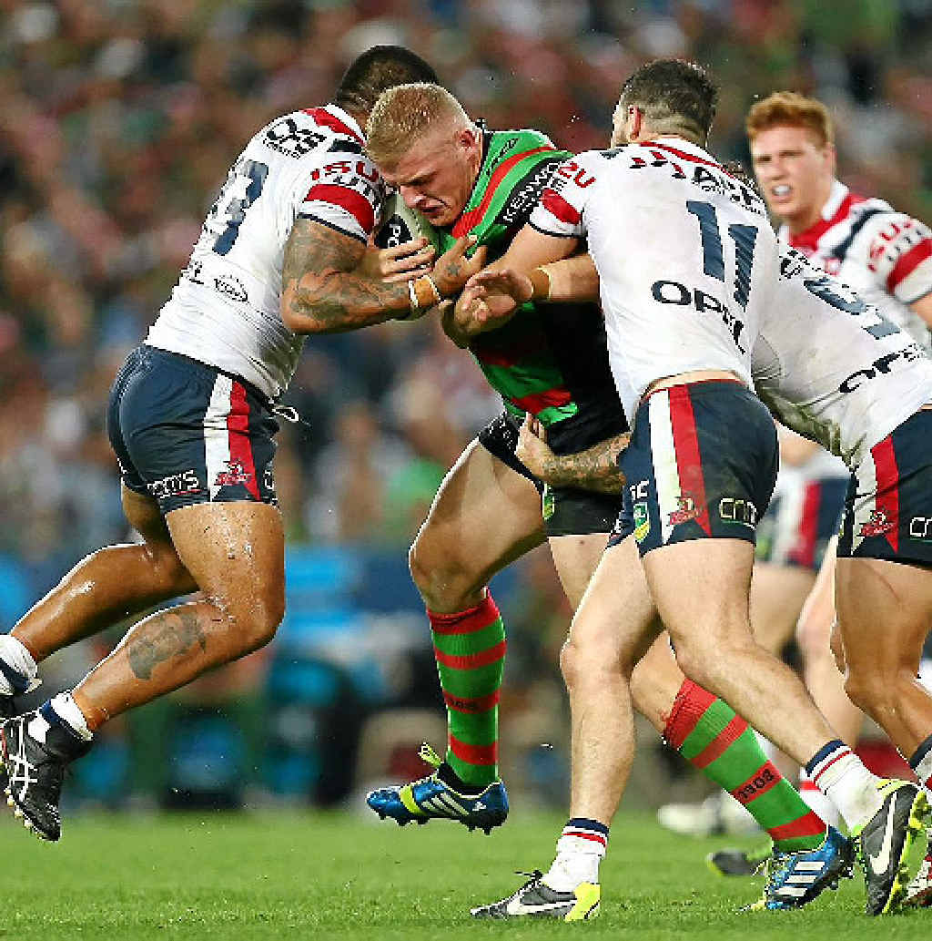 Rabbitohs forward George Burgess has been a star for his club this season. Rabbitohs forward George Burgess has been a star for his club this season.