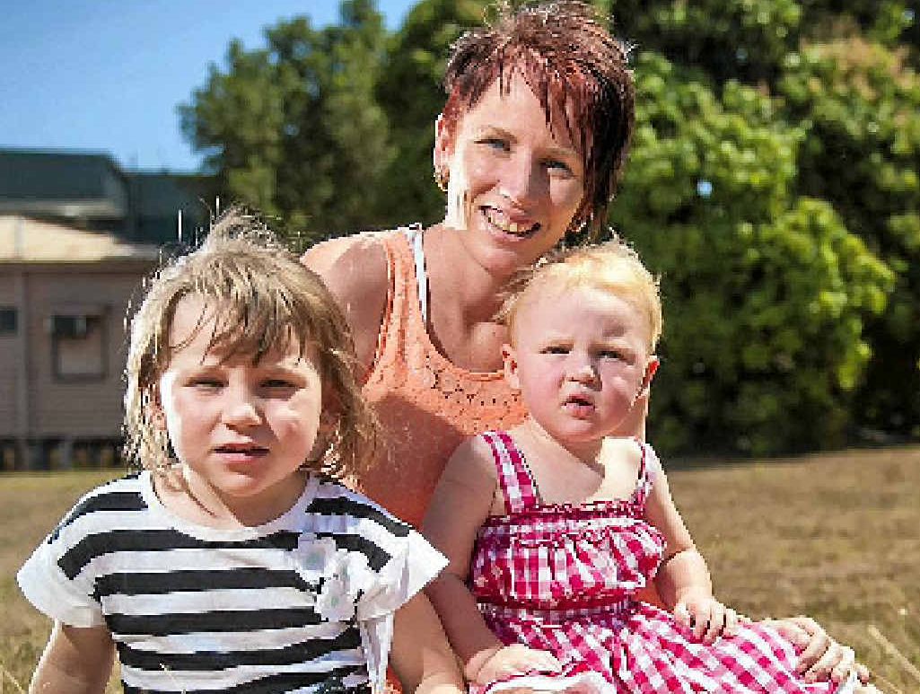 Kara Quinn with daughters Texas, 4, and Hudsyn, 2. Kara Quinn with daughters Texas, 4, and Hudsyn, 2.