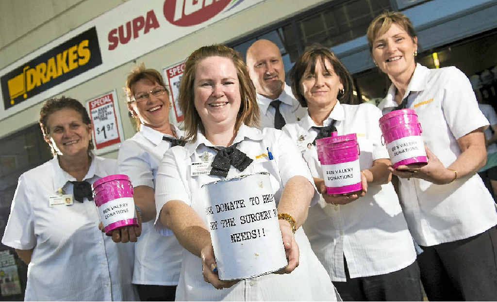 Supa IGA Sun Valley staff Brenda Kiernan, Tanya Melksham, Mark Harley, Kristy Thorne, Karen Boyer and Tracy Taylor are helping out. Supa IGA Sun Valley staff Brenda Kiernan, Tanya Melksham, Mark Harley, Kristy Thorne, Karen Boyer and Tracy Taylor are helping out.