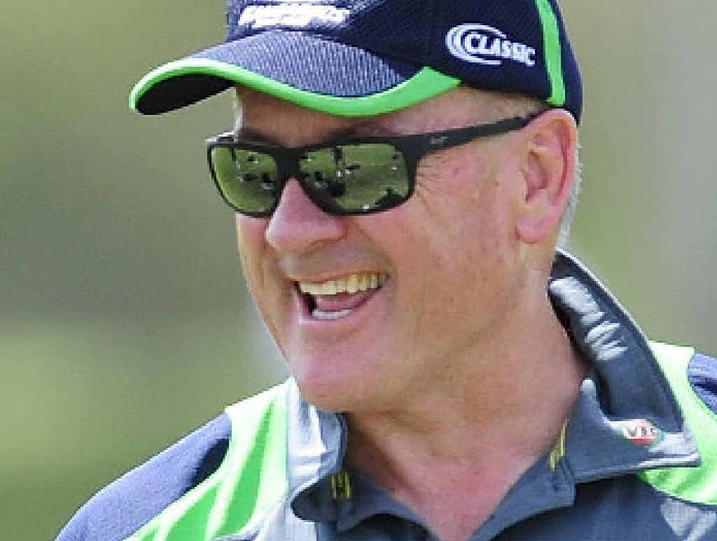 HAPPY: Tim Sheens. HAPPY: Tim Sheens.