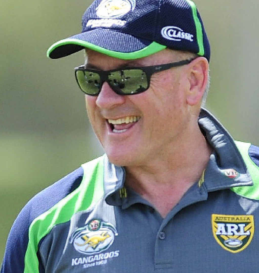 HAPPY: Tim Sheens. HAPPY: Tim Sheens.